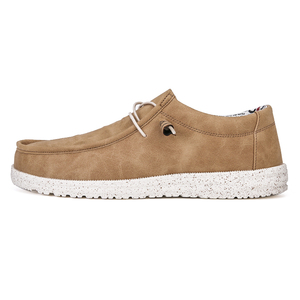 Mocassins décontractés à enfiler pour hommes Chaussures en toile légères et confortables Mocassins extensibles Chaussures <span class=keywords><strong>bateau</strong></span> respirantes antidérapantes pour hommes - Product Image 2