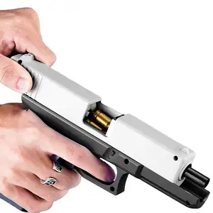 Hot Bán M1911 Vàng Nhựa Pistolss Súng Của Nhãn Hiệu Phóng Mềm Súng Đạn Đồ Chơi