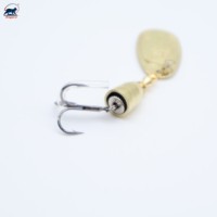 ODM 4g 5g 6g 9g 10g 16g 19g Cuillère rotative avec hameçon triple, leurre spinner, cuillères de pêche artificielles en métal, leurres à lame spinner