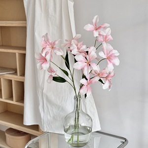 Orquídea Artificial Yasunobu con Llama, Flor de Seda en Jarrón, 30cm-100cm, Decoración para Bodas y Hogar - Product Image 3