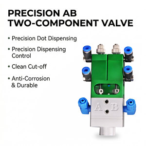 Vanne de contrôle AB à piston de précision en alliage d'aluminium robuste JAPI MY-717 |   Commande en gros |   Pour le potage des bords d'écrans LED - Product Image 3