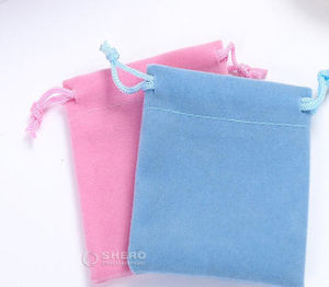 Manufacture High-quality Velvet <b>Drawstring</b> <b>Pouch</b> Custom Logo Jewelry Gift Velvet <b>Pouch</b> with Pattern - Product Image 5