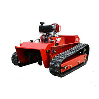 Tondeuse à gazon industrielle autotractée agricole 7,5 CV/9 CV à essence télécommandée certifiée CE 1000 cm
