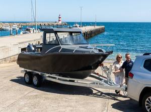 Bateau de pêche rapide en aluminium 2026 Profisher 6 places, coque en V profond, certifié CE, bateau marin en aluminium soudé - Product Image 2