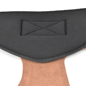 Protège-paumes en cuir de vachette antidérapants pour musculation avec boucle pour doigts pour barre de traction unisexe personnalisable PD - Product Image 5