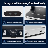 Tablette de signature électronique EMR d'occasion de 15,6 pouces avec SDK USB pour ordinateur portable, bureau, banque, gouvernement, secteur médical