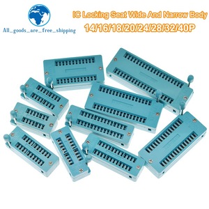 Tzt 14 16 18 20 24 28 32 40 P Pin 2.54mm màu xanh lá cây Dip phổ <span class=keywords><strong>zif</strong></span> <span class=keywords><strong>IC</strong></span> ổ cắm kiểm tra hàn loại <span class=keywords><strong>IC</strong></span> Khóa ghế <span class=keywords><strong>zif</strong></span> ổ cắm - Product Image 2