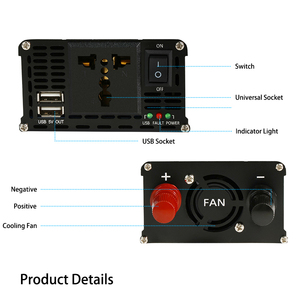 <span class=keywords><strong>LVYUAN</strong></span> Usine de véhicules à haute fréquence 800w 2000W DC to AC 12v 24v 110V 220v Modified Sine Wave Car <span class=keywords><strong>Power</strong></span> <span class=keywords><strong>Inverter</strong></span> - Product Image 6