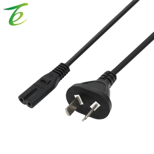 Çıplak kuyruk siyah düz fiş arjantin stdard sertifikası ile splay kuyruk gücü fişli kablo ile iki çekirdekli arjantin - Product Image 3