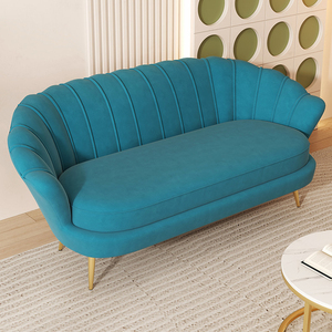 Chaise d'hôtel de luxe nordique dorée, canapé moderne en velours, chaises pour événements, fêtes, banquets, mariages, mobilier d'hôtel - Product Image 3