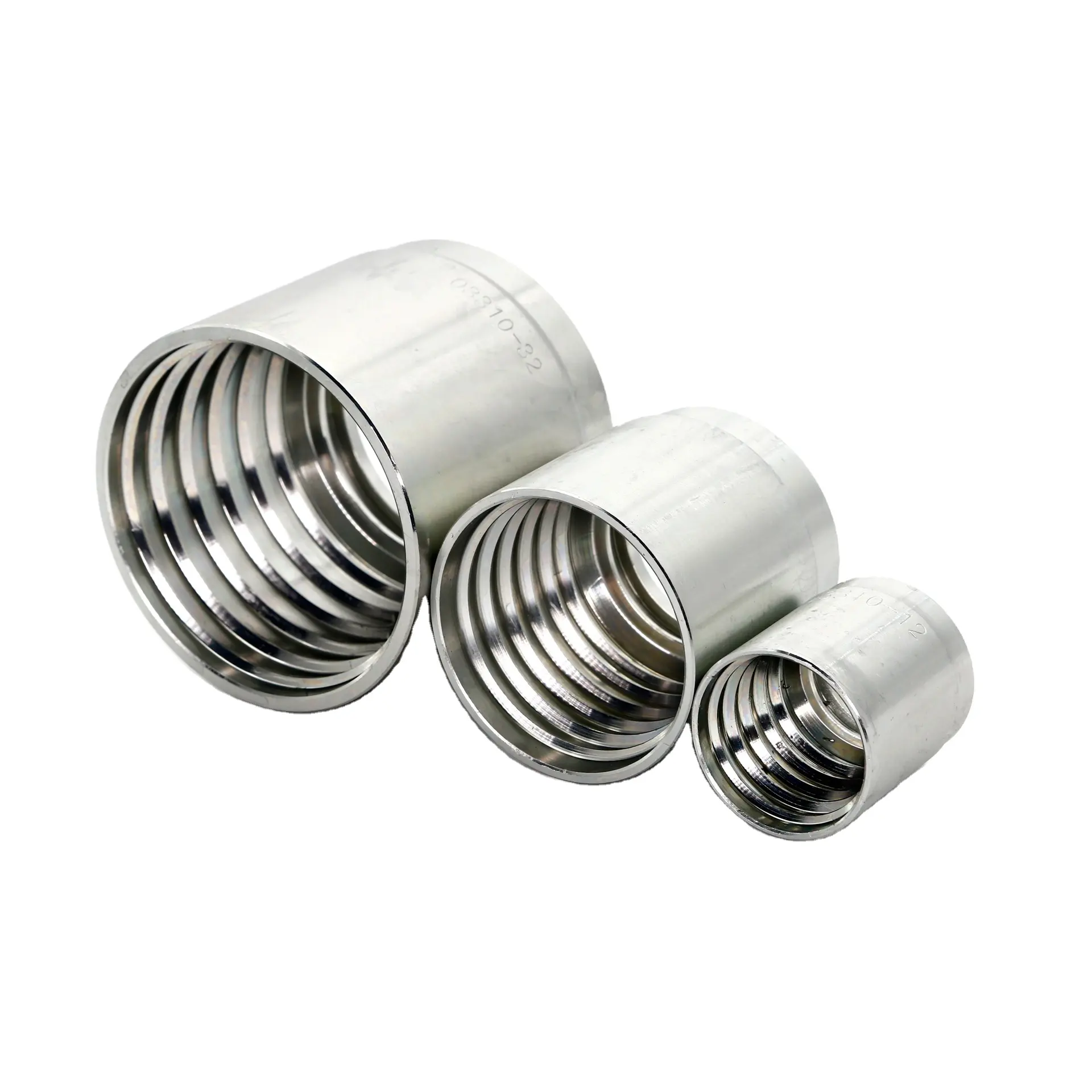 High Quality 00110 Stainless Steel Hydraulic Hose Ferrule Connectors Union Nipple Flange Pipe Fittings 50mm Size