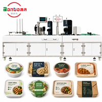 Imprimante jet d'encre automatique pour couvercles de boîtes à lunch, pour contenants alimentaires en PP, PET, OPS, avec impression numérique UV et système d'alimentation automatique
