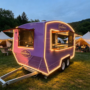 Camion de restauration unique pour dim sum, avec cuiseur vapeur, en bambou sur mesure, remorque de traiteur empilable - Product Image 4