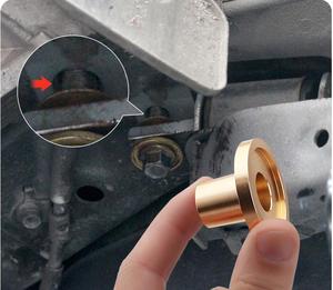 Buje de refuerzo de chasis mecanizado CNC OEM ODM, buje de aleación de aluminio forjado, buje de collar de eje trasero apto para Toyota - Product Image 5