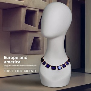 Tête de Mannequin <span class=keywords><strong>Sans</strong></span> <span class=keywords><strong>Visage</strong></span> en PVC à Col Long, Art Abstrait, pour Vitrine MCY, Présentoir à Accessoires et Chapeaux pour Magasin - Product Image 4