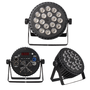 Hợp kim nhôm phẳng mệnh có thể im lặng DMX512 18x18W rgbwa UV 6in1 dẫn ánh sáng sân khấu chuyên nghiệp đèn cho Câu lạc bộ parti buổi hòa nhạc - Product Image 3