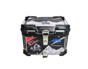 Boîte à bagages arrière pour <span class=keywords><strong>moto</strong></span> CL SS-01 45L en alliage d'aluminium avec garantie à vie, montage universel pour <span class=keywords><strong>Kawasaki</strong></span> - Product Image 5