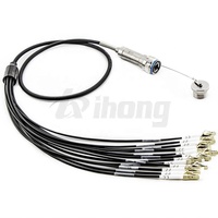 5G environnement sévère J599 D38999 12 noyaux 24 noyaux 48 noyaux 96 noyaux connecteur RRU BBU CPRI câble cordon de raccordement à fibres optiques