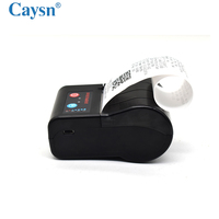 Imprimante d'étiquettes thermique 58mm pour petite entreprise Portable Mini sans fil Bluetooth Bill Machine d'impression pour téléphone portable