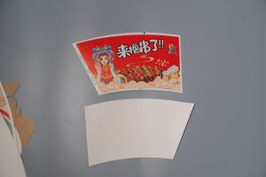 Gobelets en papier recyclables de qualité alimentaire, double face, enduits de PE, avec impression personnalisée pour les gobelets à boissons - Product Image 4