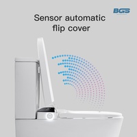 Offre Spéciale – WC intelligent en céramique à double chasse, réservoir encastré, à poser au sol, siphon en S, équipement sanitaire pour hôtels, structure monobloc incluse