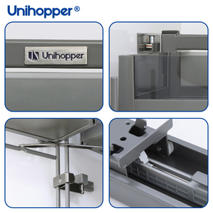 Unihopper tủ bếp Tempered Glass kéo ra giỏ đựng thức ăn cao đơn vị giỏ với mềm đóng cửa trượt - Product Image 6