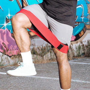 Bandes de résistance pour les hanches en tissu polyester, couleur personnalisée, élastiques, pour exercices de fitness, disponibles en différentes couleurs - Product Image 2