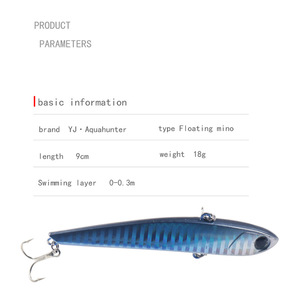 Señuelo Vibrador Vibra Lure de 9cm y 18g, Señuelo Duro de Hundimiento para Pesca de Lubina, Vibración en Todas las Profundidades, Señuelos de Fondo - Product Image 2