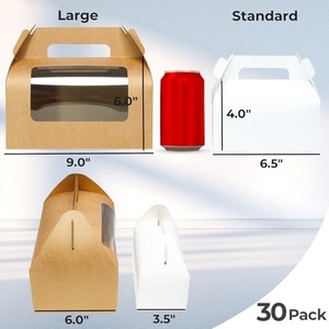 Cajas para Pasteles al por Mayor de Fábrica, 350 Gsm 400 Gsm, Diferentes Tamaños, con Tapa Separada y Caja para Pastel con Ventana de PVC - Product Image 4