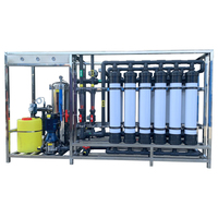 Installation de traitement de l'eau industrielle d'ultrafiltration UF de machine de purification d'eau 10m3/h