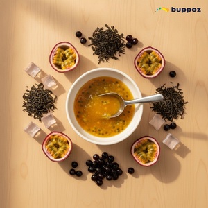 Sirop de fruit de la passion 5kg Bouteille Halal HACCP Végétarien pour Bubble Tea et Milk Tea – Vente directe usine - Product Image 5