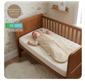 Kantung Tidur Bayi Anti Startle Reflex dari Bambu, Lembut, Bernapas, Mencegah Refleks Moro, Anti Tendang, Dapat Dipakai - Product Image 1