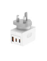 Chargeur mural USB-C Budi 65W avec alimentation rapide PD, prise de charge rapide de type C, protection rotative OTP pour téléphone