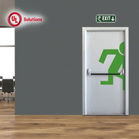 Puertas Batientes de Acero Minimalistas para Uso Interior en Hospitales y Escuelas, Resistentes a los Arañazos e Insonorizadas