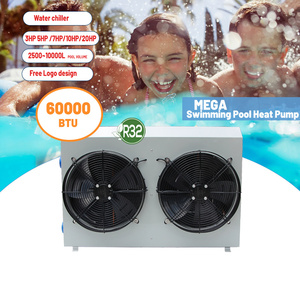Bomba de Calor y Enfriador Eléctrico Inteligente Independiente para Piscina de 5HP, 10HP, 20HP, 60000 BTU, para Uso Exterior, 220V/380V - Product Image 1