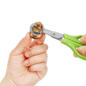 Utensilios de cocina prácticos <span class=keywords><strong>Huevos</strong></span> de <span class=keywords><strong>codorniz</strong></span> de acero inoxidable Cortaúñas para <span class=keywords><strong>huevos</strong></span> Nuevos <span class=keywords><strong>huevos</strong></span> de pájaro Nuevas herramientas de mano de lijado - Product Image 1