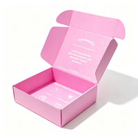 Boîtes en carton ondulé personnalisées avec logo imprimé, boîte d'emballage pour cils, crème pour les yeux, fard à paupières, extensions de cils, cosmétiques, cadeau