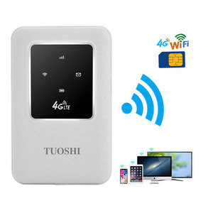 TUOSHI Modem Di Động Mở Khóa 150Mbps Điểm Truy Cập Di Động 4G LTE Bộ Định Tuyến Wifi Wi-fi Bỏ Túi Không Dây Đã Mở Khóa Thẻ Sim Pin Dự Phòng - Product Image 1