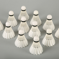 Volants de badminton Wecan bon marché en plumes de canard au Pakistan