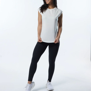 T-<span class=keywords><strong>shirt</strong></span> à col rond haute performance en coton vierge personnalisé t-<span class=keywords><strong>shirt</strong></span> de gros - Product Image 4