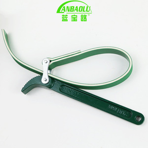 Anbaolu Belt Wrench Oil Filter <b>Tool</b> Alloy Steel <b>Mechanic</b> Auto Repair 180mm - Product Image 3