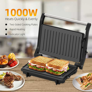 Luz indicadora De placa De cocina plana, doble antiadherente, mango táctil frío, De 1000W <span class=keywords><strong>Sandwichera</strong></span>, Tostadora De Pan, <span class=keywords><strong>Sandwichera</strong></span> - Product Image 2