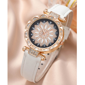 ชุดนาฬิกาควอตซ์ตัวชี้รูป<span class=keywords><strong>ดอก</strong></span>ไม้สำหรับผู้หญิง BM - Product Image 5