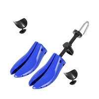 Arbre à chaussures en plastique unisexe Rangement 4 voies Taille variable UK 7-13 Extenseur pour largeur et longueur de chaussures pour pieds larges