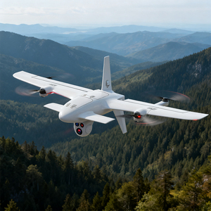 UAV à voilure fixe hybride avec télécommande pour la topographie, la cartographie, le sauvetage et l'inspection, évitement des obstacles, temps de vol de 8 à 9 heures - Product Image 6