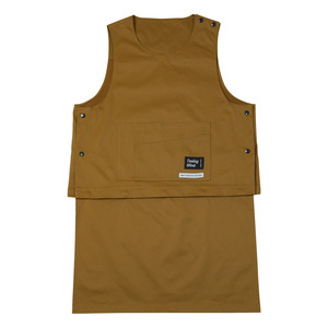 Customizable Logo Work Apron Reversible Detachable Unisex Canvas Apron For Coffee Shops Restaurants Barbershops Nail Salons - Product Image 4