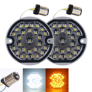 Feu de course blanc pour <span class=keywords><strong>Harley</strong></span> <span class=keywords><strong>clignotant</strong></span> ambre <span class=keywords><strong>clignotant</strong></span> pour feux de moto <span class=keywords><strong>Harley</strong></span> - Product Image 2