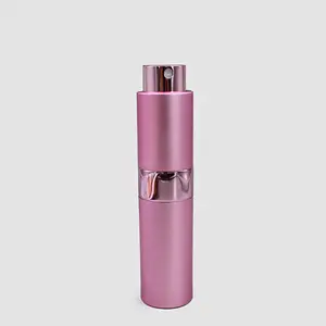 8ml boş lüks koku yağ parfüm büküm up alt doldurulabilir Metal Mist Atomizer sprey şişe