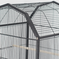 Grande Cage à oiseaux en acier, Cage pour perroquets, oiseaux, fil de fer volant, vente en gros, G-210720-5