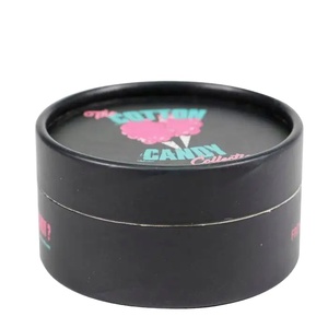 Tubo redondo de papel de embalaje de extensión de pelo negro personalizado con logotipo personalizado - Product Image 5